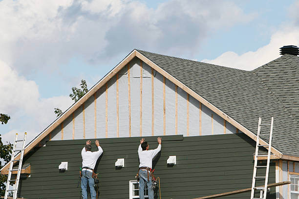 Professional Emergency Siding Repair technician working in Needham, MA